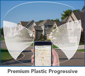 Premium Plastic Progressive.