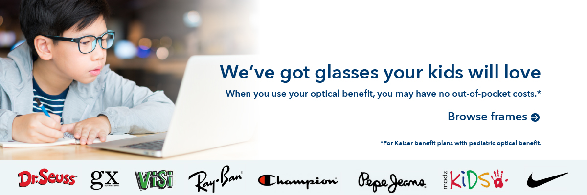 We've got glasses your kids will love