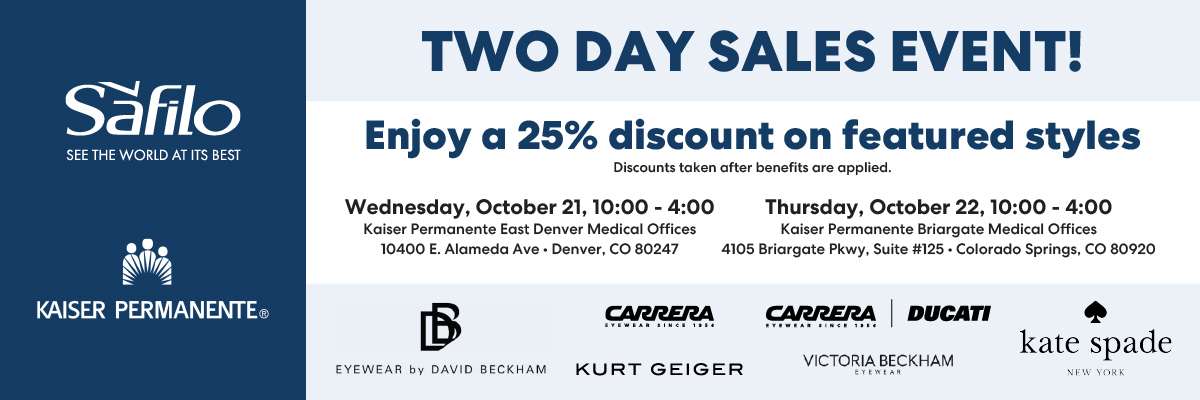 Trunk Show Safilo